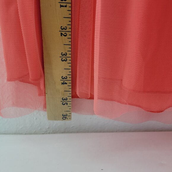 NEW Maurices Dress Womens 11 / 12 Citrus Tulle Cream Lace Lined NWT - Picture 7 of 11